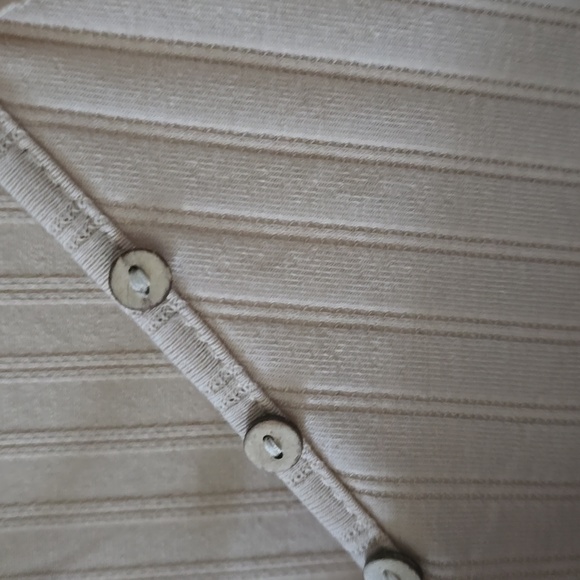 Bibi cream ribbed top - Picture 3 of 9